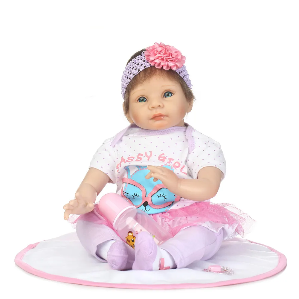 Силиконовые reborn baby dolls настоящая Детская кукла «реборн» куклы для детей 2" 55 см кукла, подарок для девочки brinquedos bonucas возрождённая