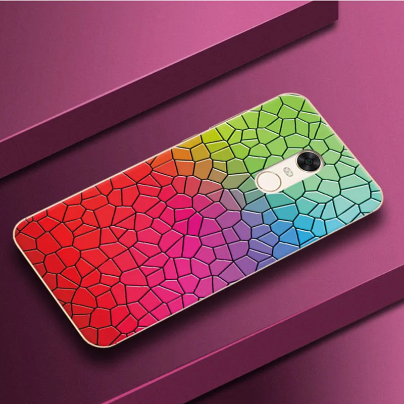 Мягкий чехол из ТПУ с экзотическим природным пейзажем для Redmi 5 Plus задняя крышка