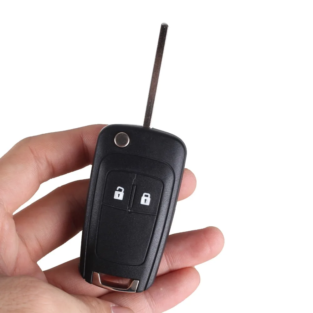 DANDKEY для Chevrolet 2 3 4 5 кнопки для ключа ФОБ складной Выкидной ключ корпус дистанционного ключа для Chevrolet Cruze дистанционный ключ чехол без ключа