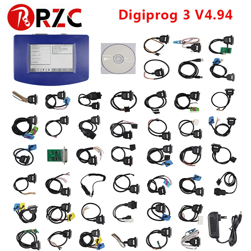 Digiprog 3 v4.94 OBD & VSTM III с ST01 ST04 коррекция одометра инструмент пробега правильный DHL