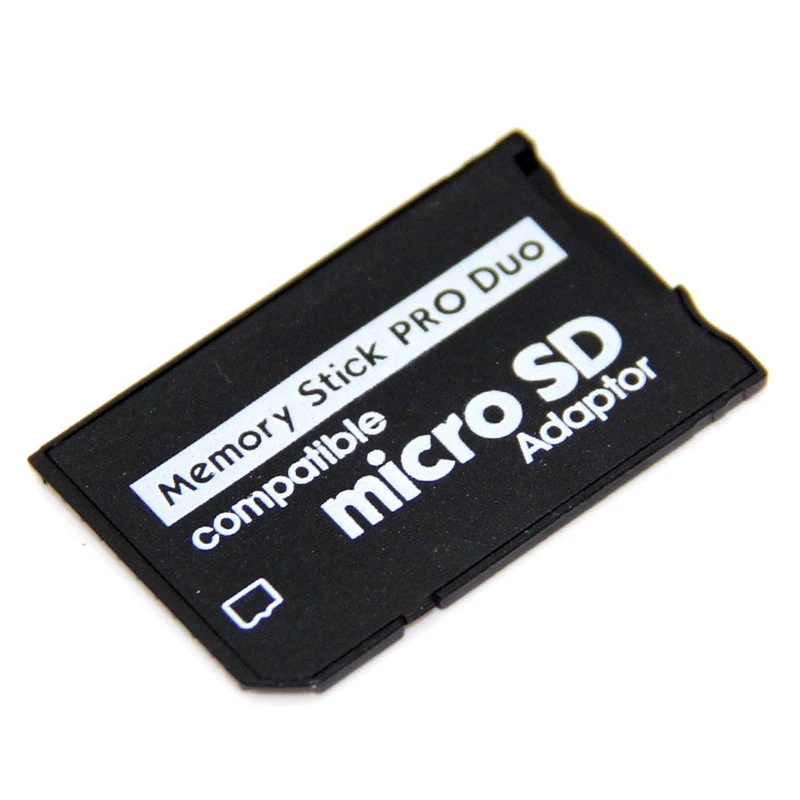 50 шт./лот SDHC TF на MS адаптер преобразователь карт памяти Pro Duo Reader для PSP 1000 2000 3000|tf