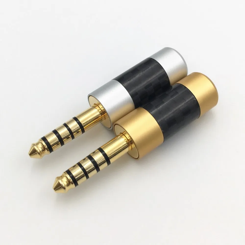 4 шт. Новинка HiFi мм наушники из углеродного волокна 5 полюсный штырьковый разъем