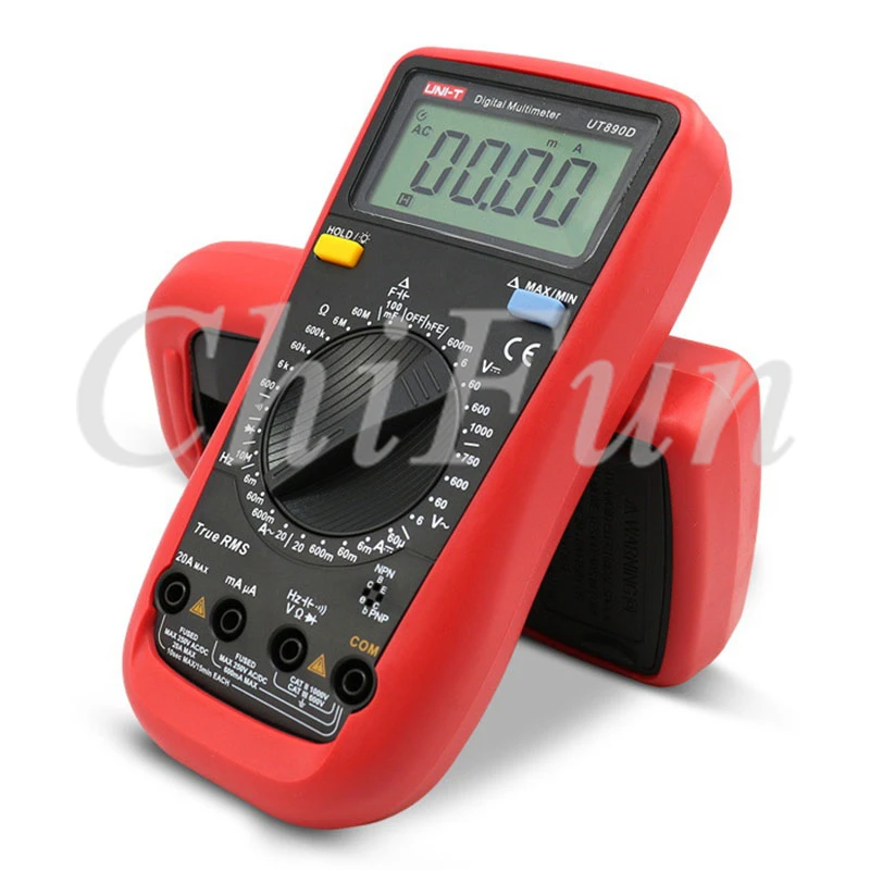 UNI-T UT890D True RMS цифровой мультиметр Электрические Тесты ручной er емкость AC DC