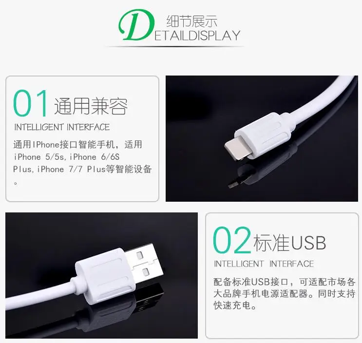 Короткий USB Data Кабель для подзарядки для iphone XS XR X 8, 7, 6, 6 S 5S 5 Plus Lightning iPad Mini зарядный шнур Мощность банк 0,3 м