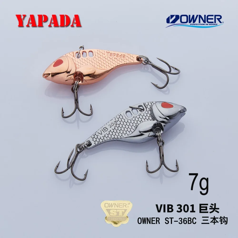 YAPADA VIB 301 Tycoon 20 г/25 г Держатель тройной крючок 52-55 мм перо многоцветный цинковый сплав металл VIB рыболовные приманки