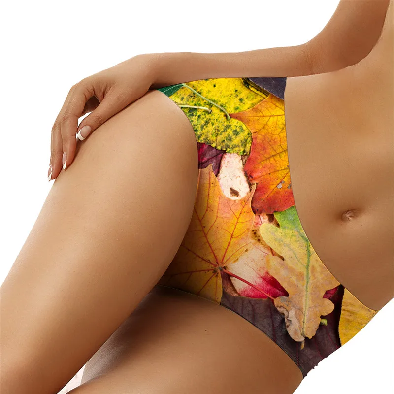 C0641AM FORUDESIGNS/женские шорты для плавания, бразильские бикини смешной череп с принтом, сексуальные купальники, шорты, женские купальные трусики - Цвет: C0641AM