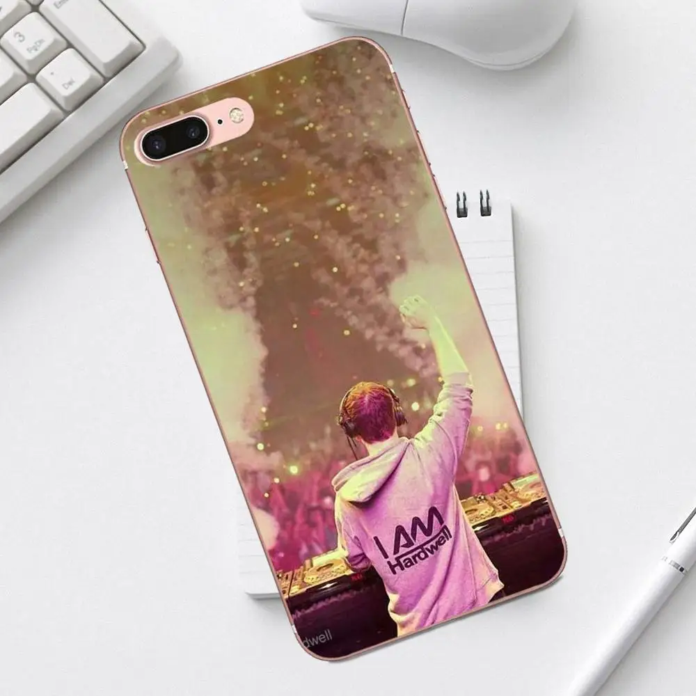 Qdowpz I Am Hardwell Dj Electro For Galaxy Alpha Core Prime Note 4 5 8 S3 S4 S5 S6 S7 S8 S9 mini edge Plus TPU Mobile | Мобильные