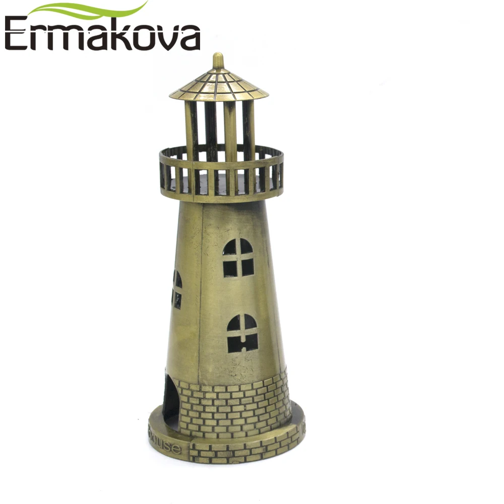 ERMAKOVA металлическая фигурка маяков маяк статуя модель Фаро башня известная