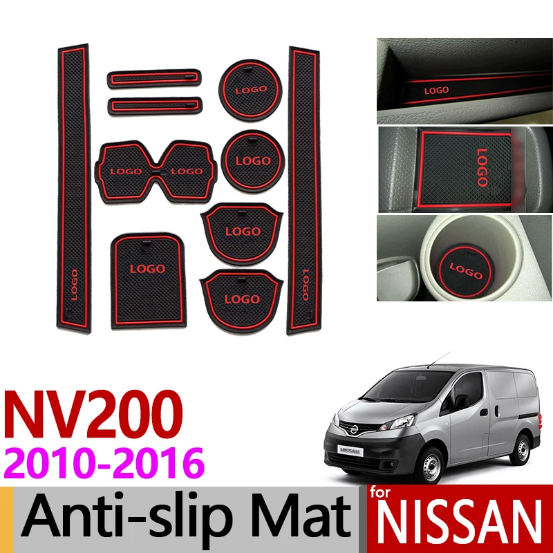 Противоскользящий резиновый коврик для Nissan NV200 Evalia Vanette аксессуары Chevrolet City Express