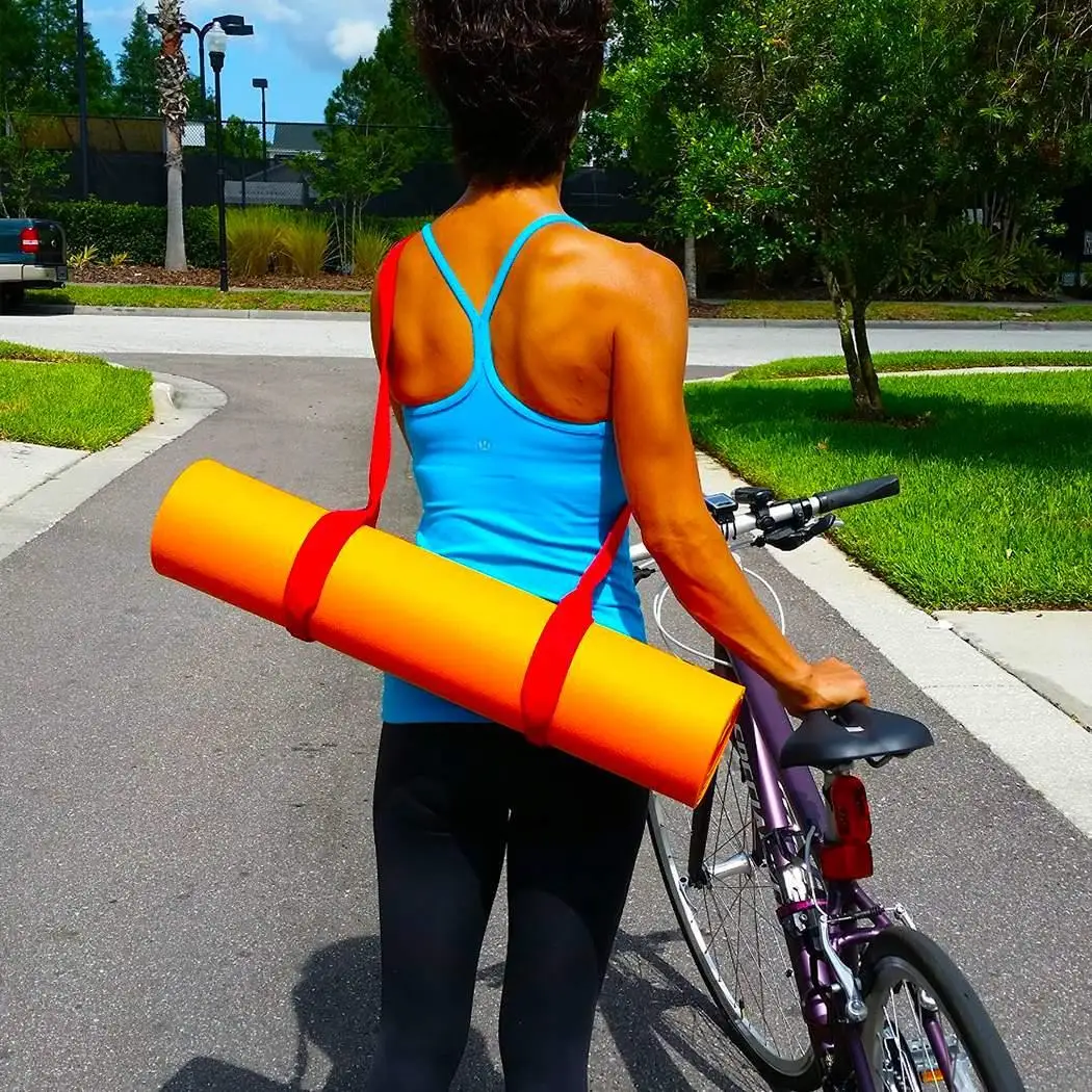 Коврик для йоги Эластичный регулируемый Перевозчик плечевой ремень йоги|Пояса