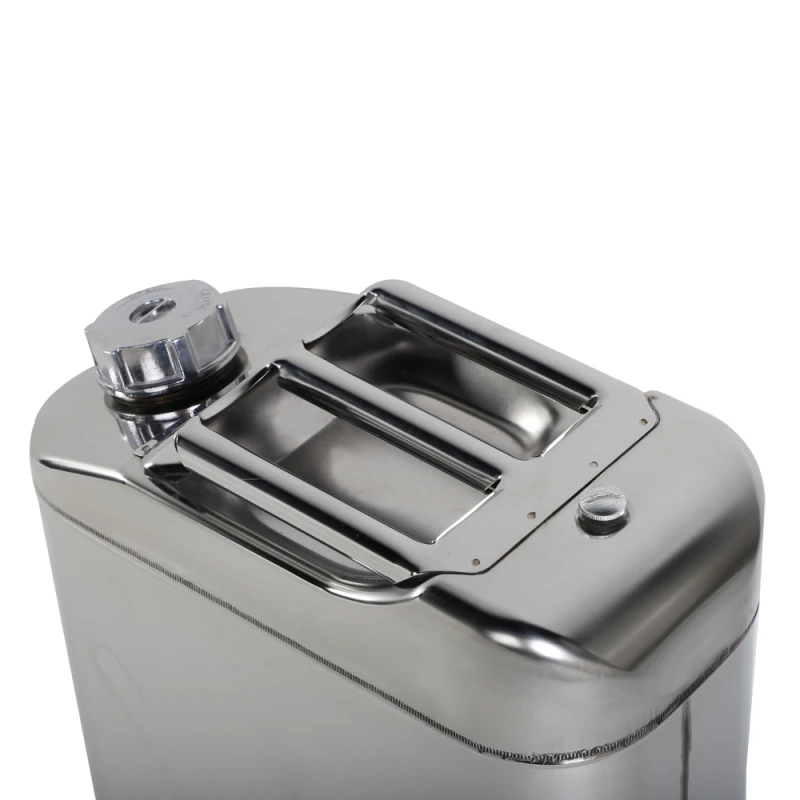 5 галлонов 0 8 мм 20L Jerry Can 304 бензиновый газ может нержавеющая сталь топливная бак