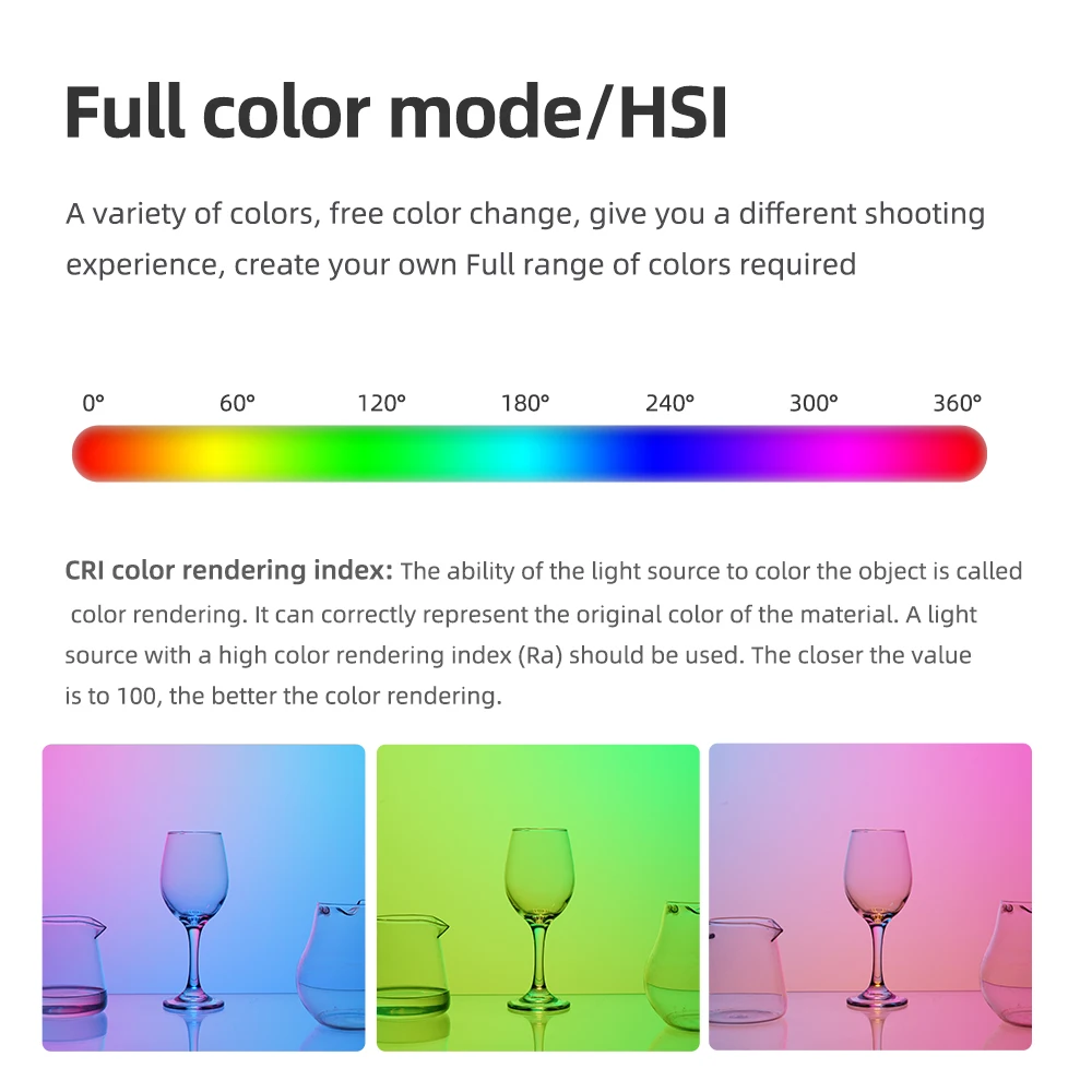 IWATA GL-03 RGB 3000K-5500K Dimmable Full Color LED Video Light Photography Studio DSLR Camera for Vlogging Live | Электроника