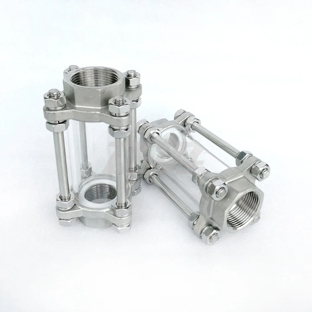 1/2 &quot3/4&quot 1 &quot1-1/4 1-1/2 2&quot NPT мама SS304 Нержавеющая сталь поток смотровое Стекло
