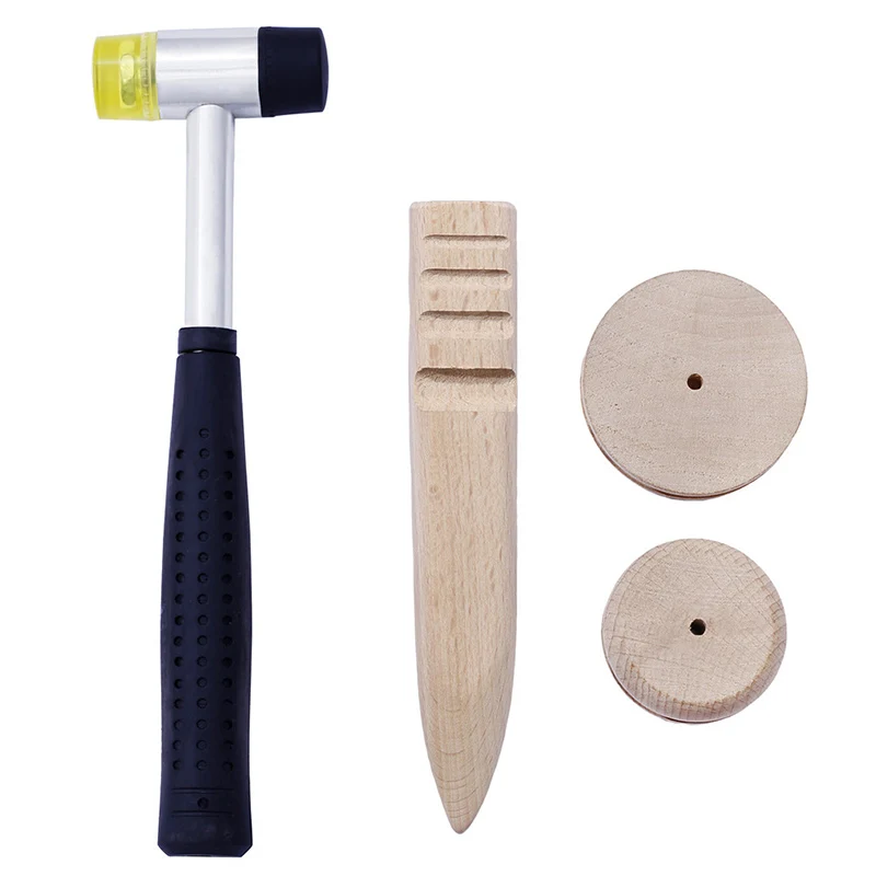 46 шт. инструменты для работы с кожей перфоратор резьбы вручную сшивание шилом