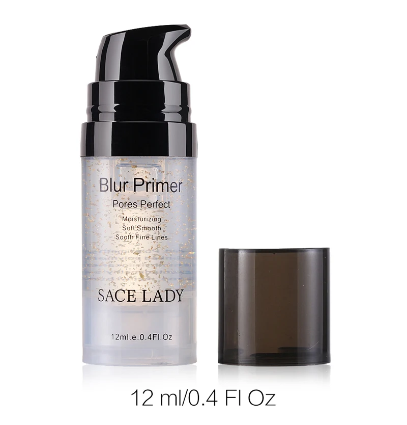 Blur Primer 12ml SACE леди праймеры макияж 24 К золото масла управление матовая Make Up Уход за кожей лица База гель Professional поры основа под макияж бренд косметический - Цвет: Blur Primer 12ml