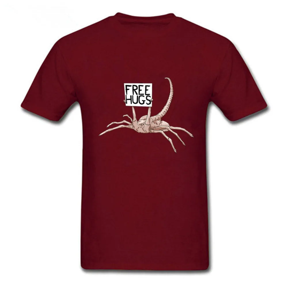 Футболка для мужчин хлопковая футболка с надписью Alien Scorpion Beg Free|t shirts for men|cotton t shirtt