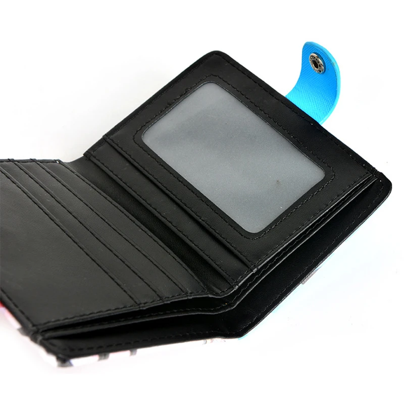 Японский короткий кошелек с героями аниме атака на Титанов складной держатель