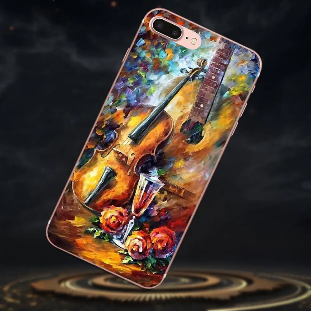 Soft New Style Unique Vivid Violin And Musical For Xiaomi Redmi Note 2 3 3S 4 4A 4X 5 5A 6 6A Pro Plus | Мобильные телефоны и