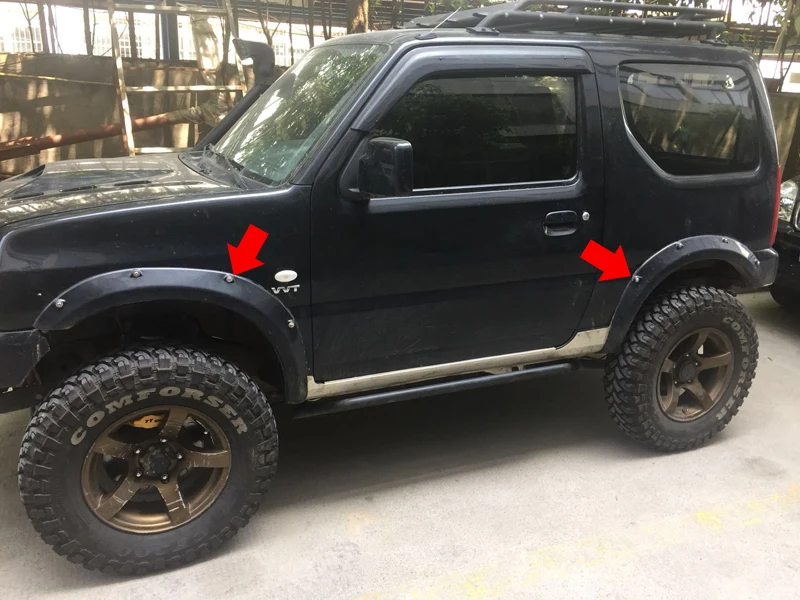 Jimny стайлинга автомобилей JB23 маленькое тело Тип колеса планки 60 мм Off Road