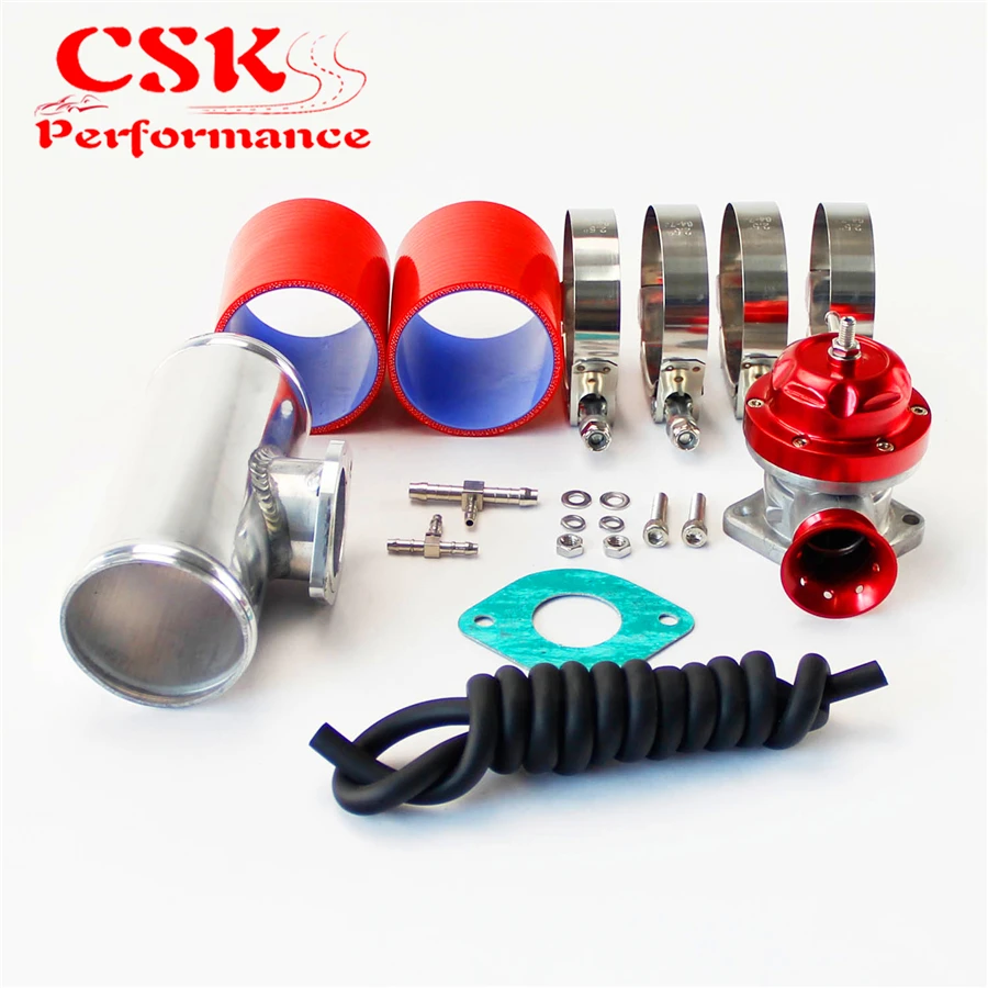 Регулируемый турбо выпускной клапан 30 PSI + тип RS 2 25 &quotкомплект адаптеров для