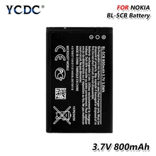 BL 5CB 3 7 V 800 мА/ч Батарея для Nokia 3108 2135 6086 6108 6230 6820 7610 N72 N91 100 101 103 105 109 111