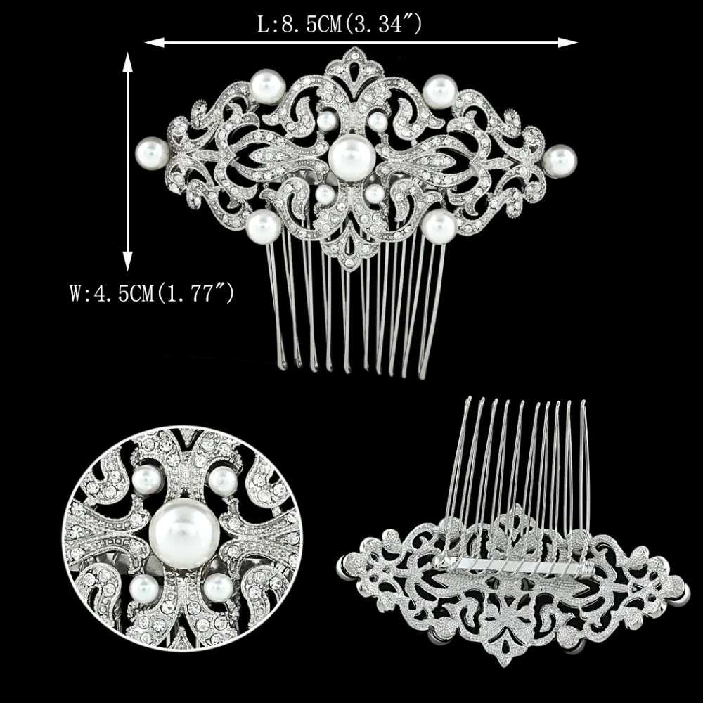 Заколки для волос Tuliper свадебные аксессуары женские Украшения кристальная