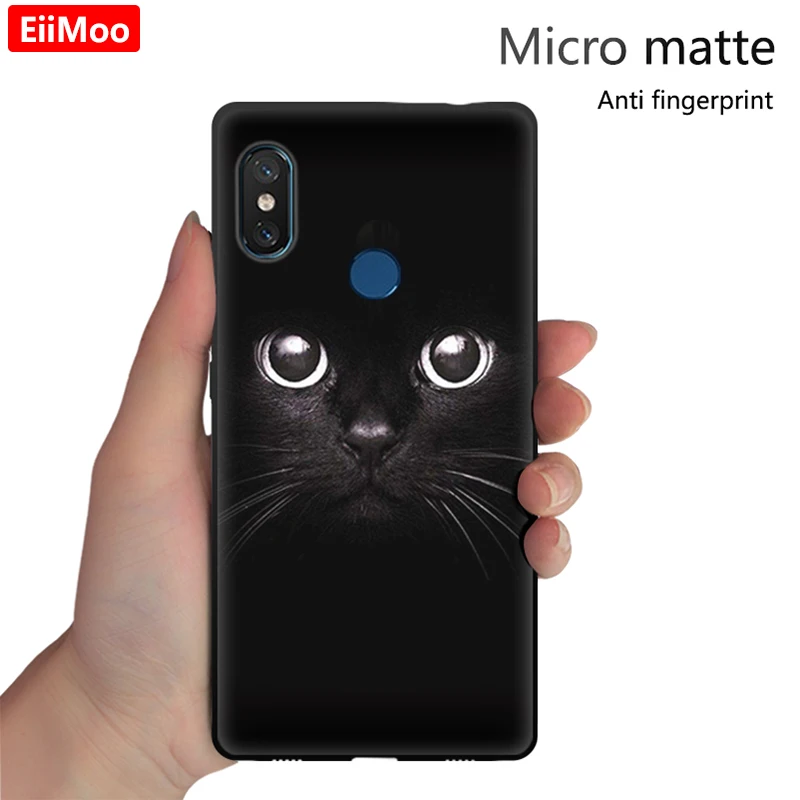 Чехол EiiMoo для телефона Xiaomi Mi 8 Lite мягкий силиконовый чехол из ТПУ с милыми