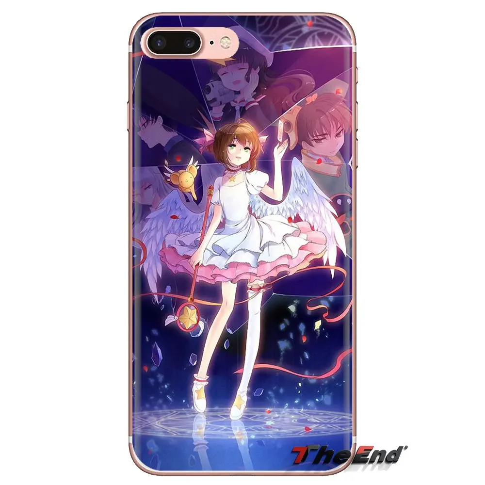 Transparent Soft Shell Covers For Huawei Mate Honor 4C 5C 5X 6X 7 7A 7C 8 9 10 8C 8X 20 Lite Pro Japan Anime Cardcaptor Sakura |