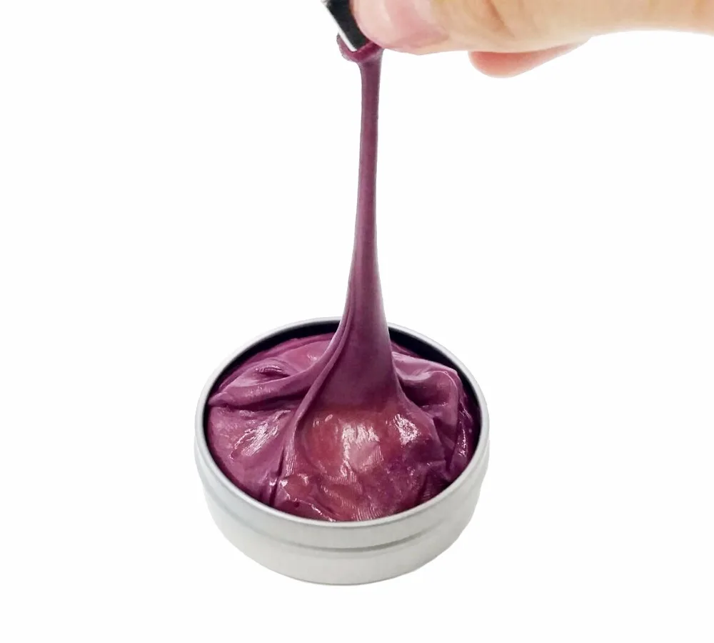 

Hand Mud Putty Slime Play Dough Magnetic Rubber Mud Plasticine With Magnet Purple