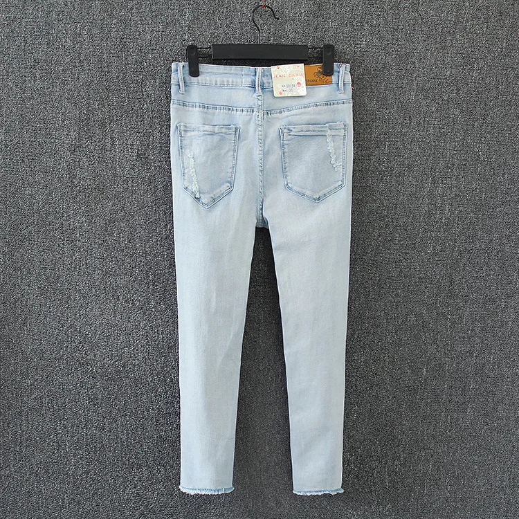 2018 Джинсы для женщин Большие размеры новая весенняя Корейская версия отверстие