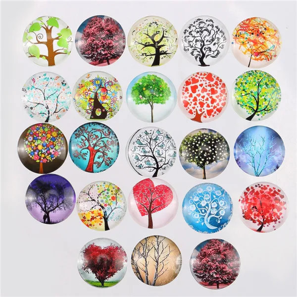 Стеклянные кабошоны 20 мм украшение Фотофон скрапбукинг искусственное дерево