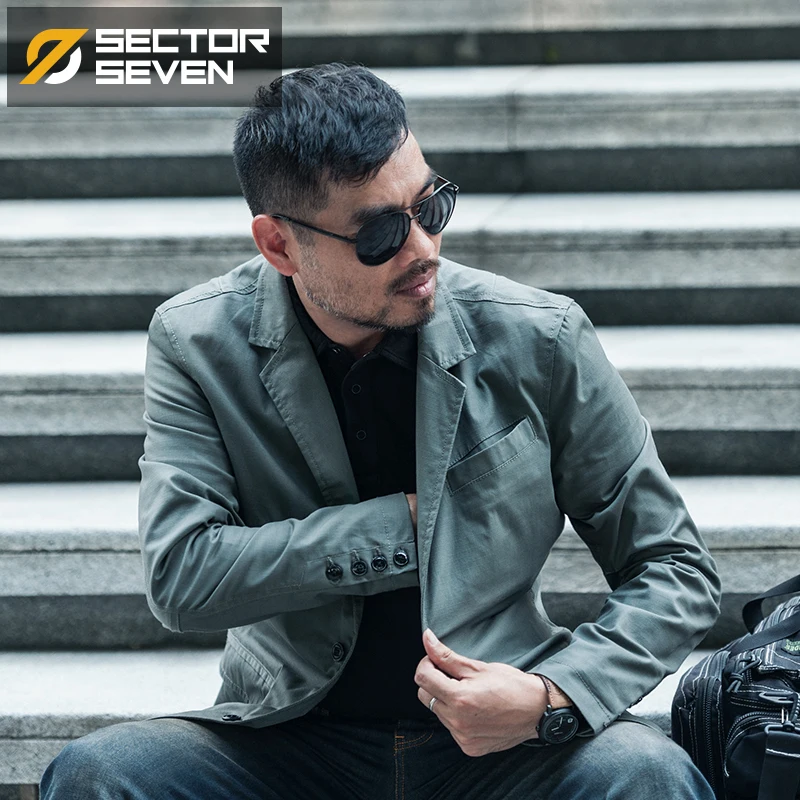 Сектор семь Водонепроницаемый военные Стиль пиджак мужской Тактический пиджаки