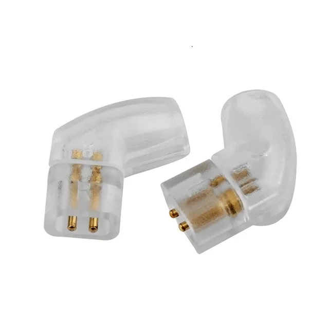 Silvrr 2 пары наушников Pin 0,78 мм аудио разъем для UE18PRO UE11PRO 10PRO 7PRO HiFi Разъем для наушников припой разъем провода - Цвет: Silvrr