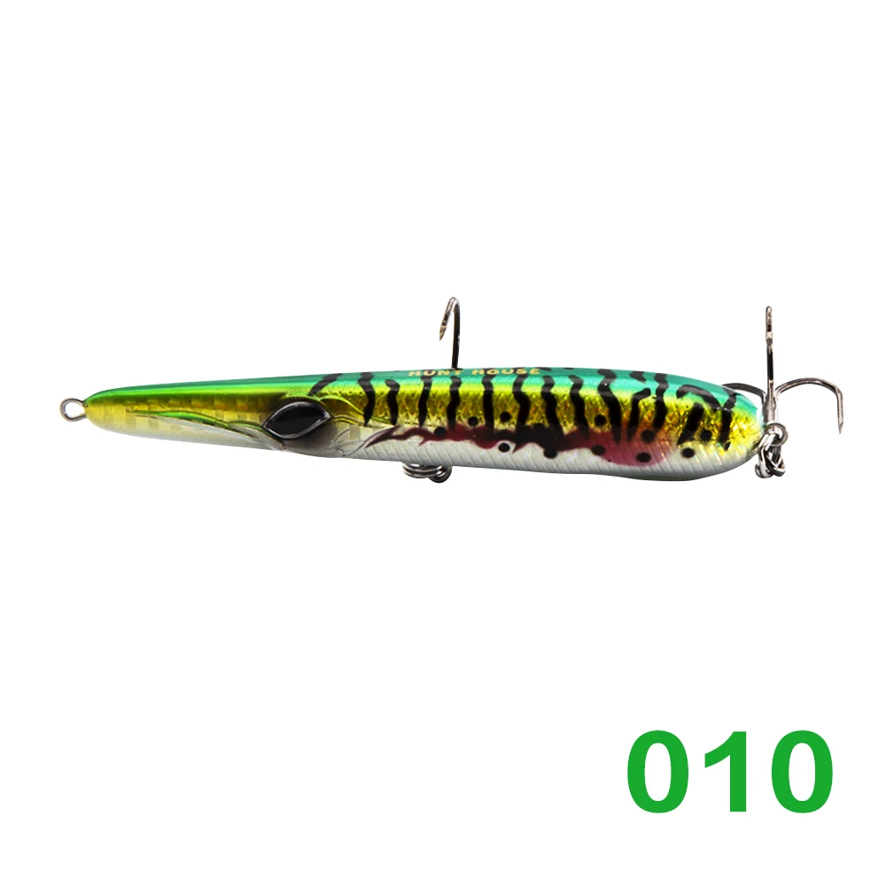 010 color 90mm 17g Hunthouse тонкий карандаш приманки stylo приманки 90 мм рыбалка жесткие пластиковые приманки заброса noeby оседающая на дно приманка сибаса leurre - Цвет: 010 color 90mm 17g
