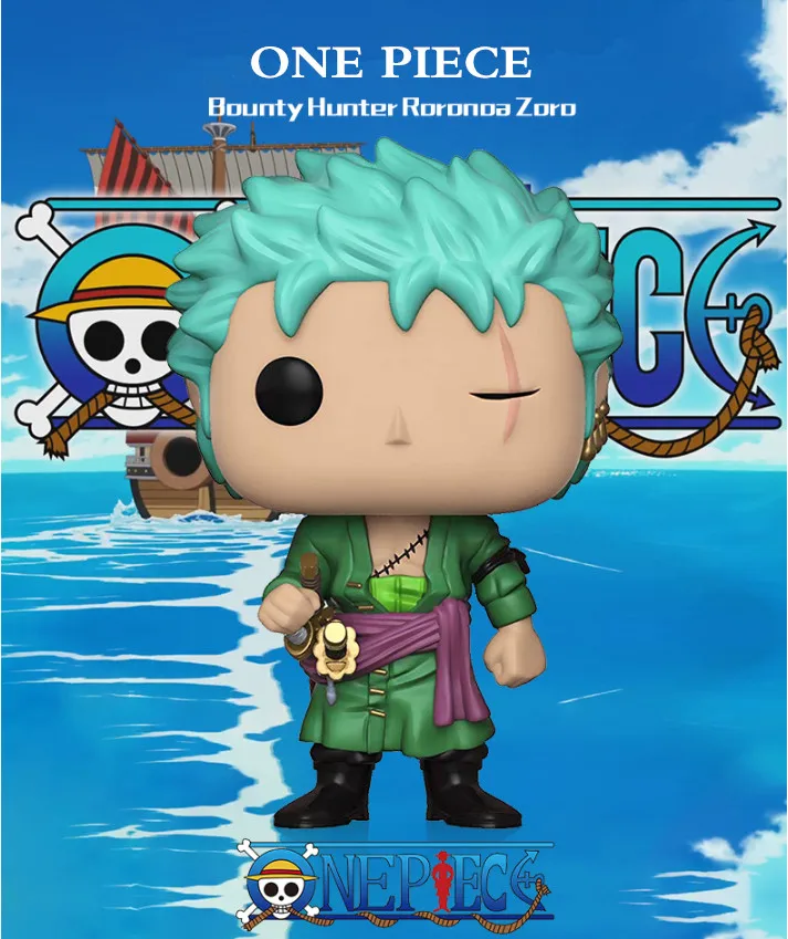 Funko Pop японское аниме: цельный персонаж обезьяна Д. Луффи-Зоро-нами-Чоппер-FRANKY-LAW подарок на день рождения фигурка модель игрушки