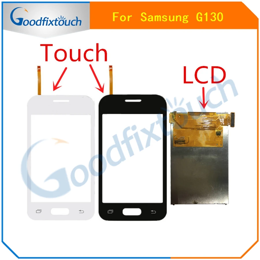 Высококачественный ЖК дисплей 3 5 дюйма для Samsung Galaxy DUOS Young 2 Duos G130H G130 с сенсорным