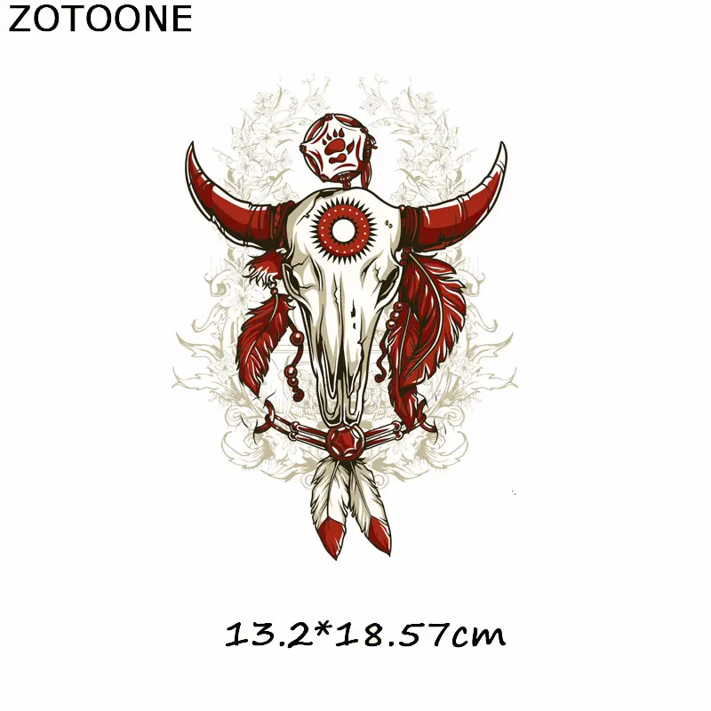 ZOTOONE крутые модные нашивки с животными для одежды моющиеся наклейки сделай сам