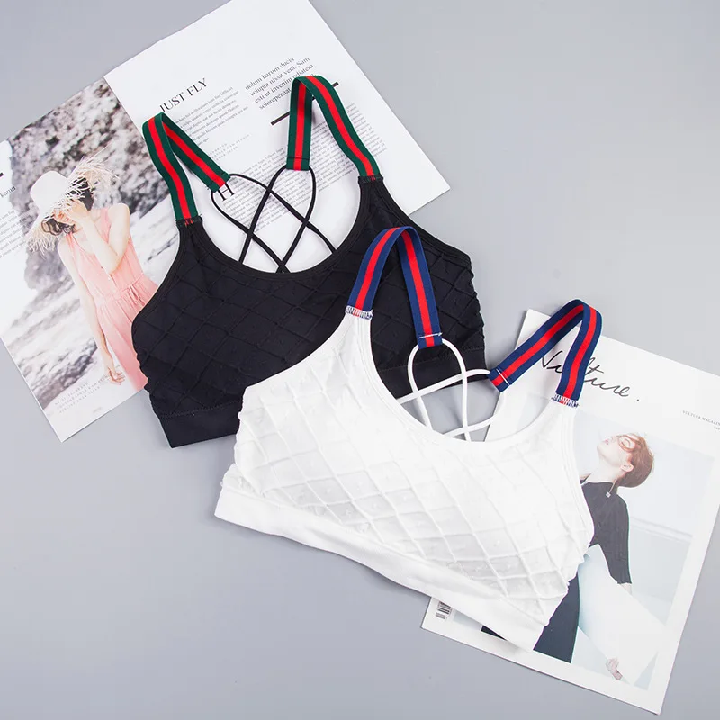 Женский бесшовный бюстгальтер CHRLEISURE привлекательное нижнее белье с Y образными