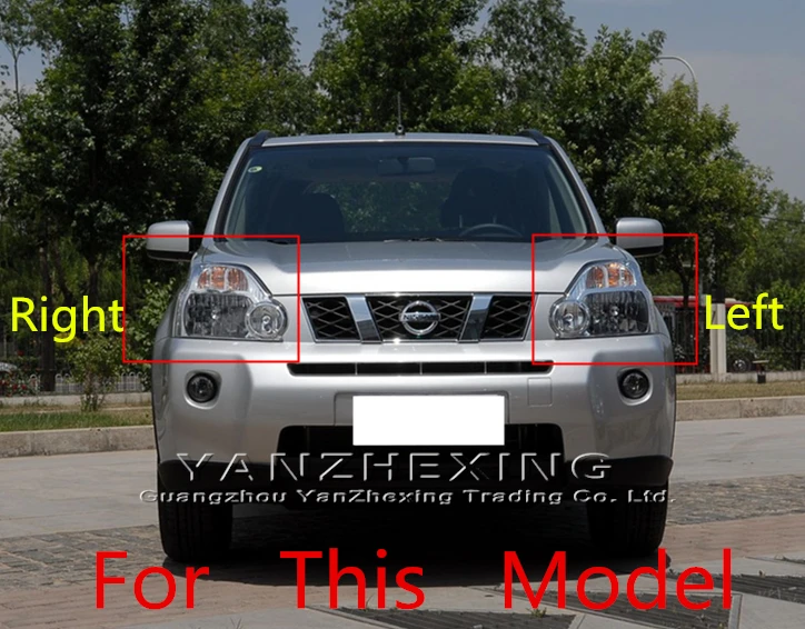Галогенные фары головной свет в сборе для NISSAN X-Trail T31 2009 2010 2011 передняя фара низкая