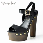 Женские сандалии с розовыми ладонями; Женские туфли на танкетке; Сандалии на платформе с открытым носком и ремешком на щиколотке с заклепками; zapatos mujer