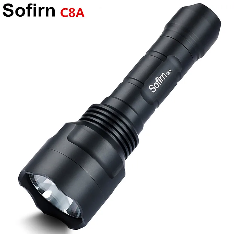 

Sofirn C8A Tactical LED Flashlight 18650 Powerful Cree XPL2 1750lm High Power Torch light Lamp with 2 Groups Bike Light Camp