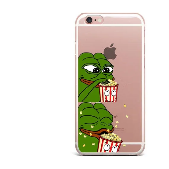 LOVINA Чехлы принцесс для iPhone 7 Plus 5S SE 6 6s чехол телефона Pepe лягушка четкость мягкая TPU