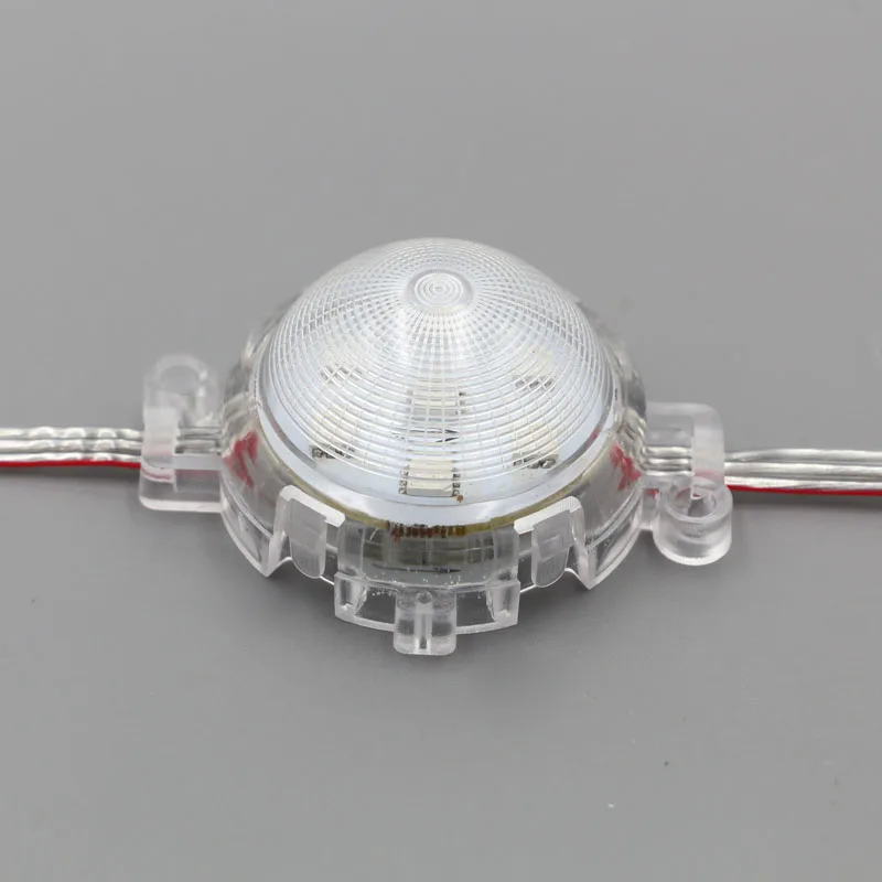 

convex clear net type cover;50mm diameter;IP68;24V;UCS1903;addressable led smart module;1.44W;RGB full color