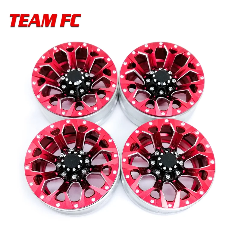 4 шт. колесные диски из алюминиевого сплава 1 9 для 1/10 RC Crawler Axial SCX10 II 90046 TRX4 D90