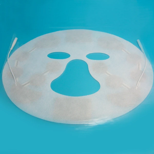 2.00 pin connector non-woven face mask slice adhesive electrode pad for beauty care with free shipping |