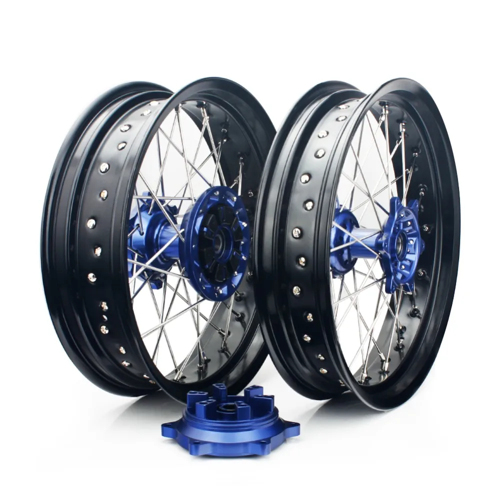 Передние и задние колеса BIKINGBOY для SUZUKI DRZ400 00 04 DRZ400E 07 DRZ 400 S SM 05 17 16 15 14 Supermoto 17*3 5 17*4
