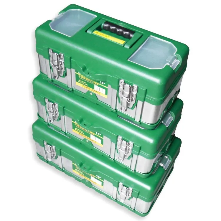 Multi function Stainless Steel Tool box Household Electrician Toolbox Vehicle tool case |