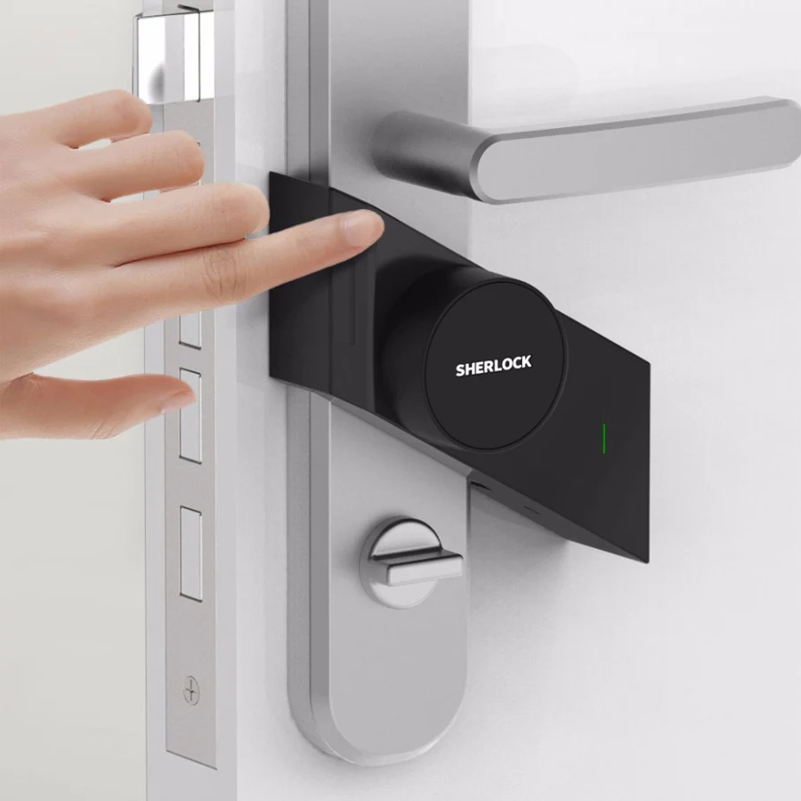 Новейший смарт замок Xiaomi Mijia Sherlock M1 умный дверной без ключа отпечатков пальцев +