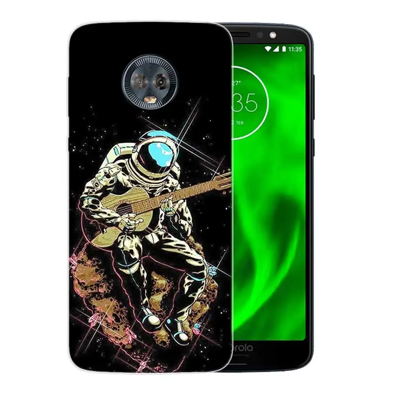 Силиконовый корпус корпуса задняя крышка для Motorola MOTO G5 G5S G6 G4 E4 E5 Plus X4 ривердейла
