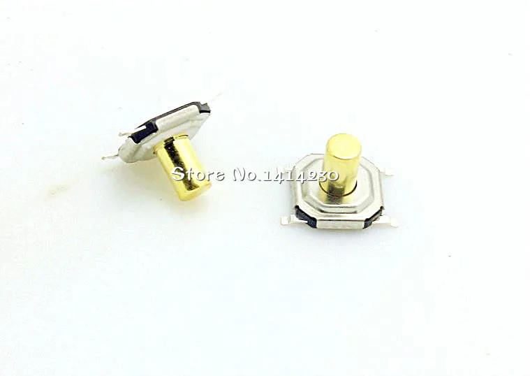 

100PCS 4*4*4.3mm 4x4x 4.3MM 4X4X4.3mm Tactile Push Button Switch Tact 4 Pin Switch Micro Switch SMD